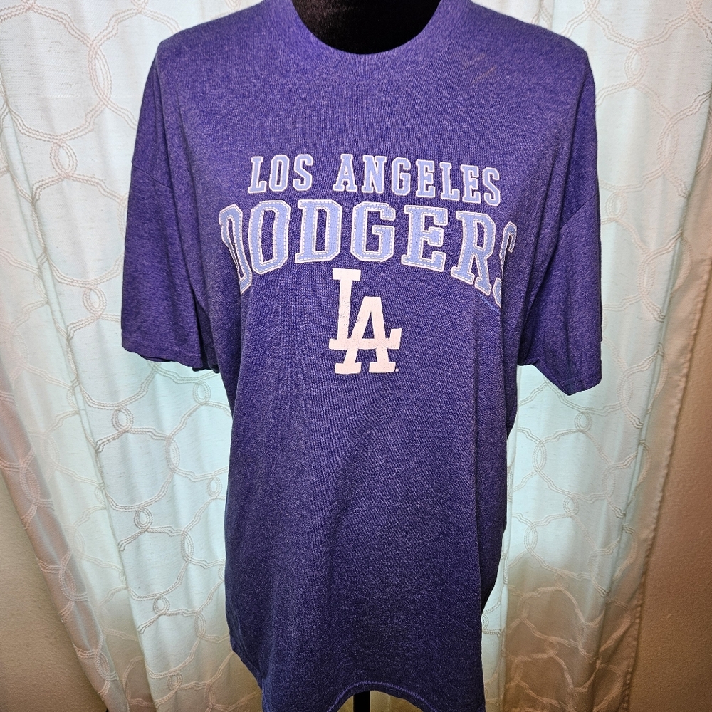 Los Angeles Dodgers T-Shirt Genuine MLB Merch Size XL BLUE